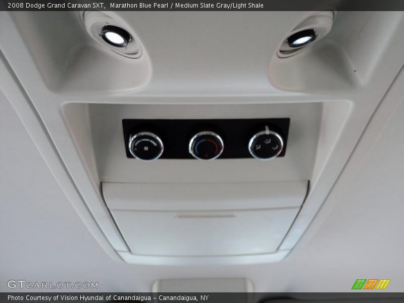 Marathon Blue Pearl / Medium Slate Gray/Light Shale 2008 Dodge Grand Caravan SXT