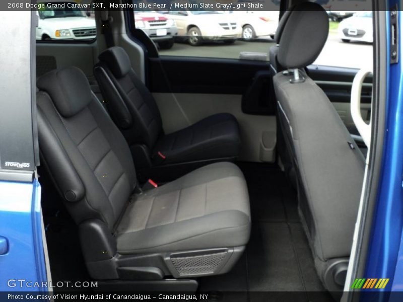 Marathon Blue Pearl / Medium Slate Gray/Light Shale 2008 Dodge Grand Caravan SXT