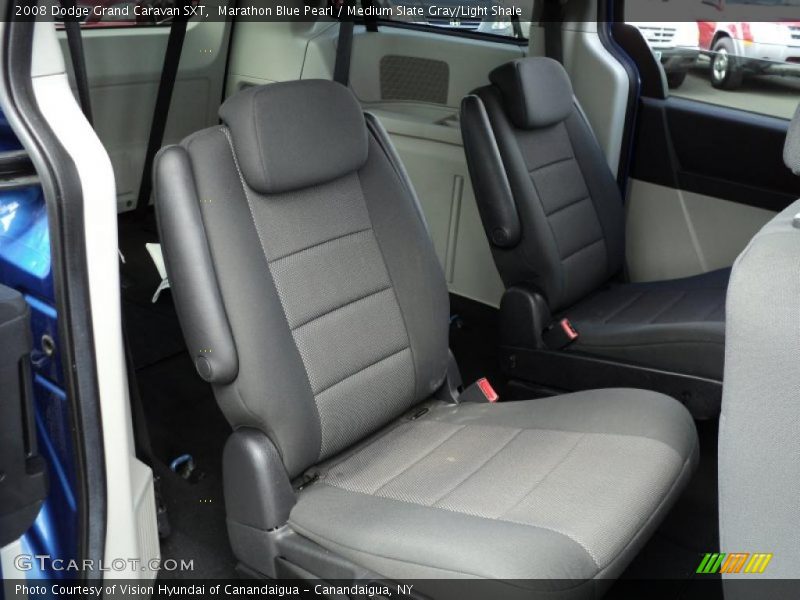 Marathon Blue Pearl / Medium Slate Gray/Light Shale 2008 Dodge Grand Caravan SXT