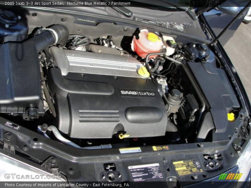  2005 9-3 Arc Sport Sedan Engine - 2.0 Liter Turbocharged DOHC 16V 4 Cylinder