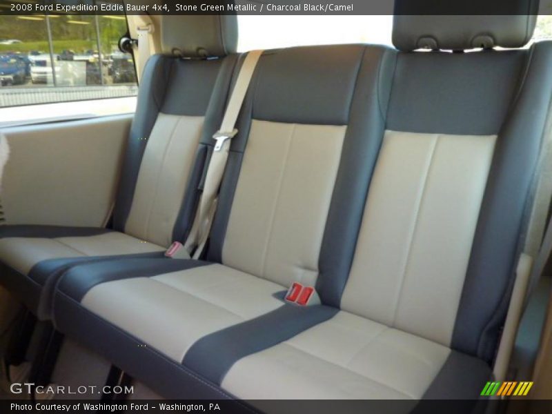 Stone Green Metallic / Charcoal Black/Camel 2008 Ford Expedition Eddie Bauer 4x4