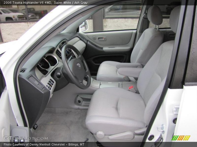 Super White / Ash Gray 2006 Toyota Highlander V6 4WD