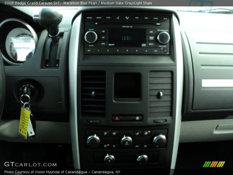 Marathon Blue Pearl / Medium Slate Gray/Light Shale 2008 Dodge Grand Caravan SXT