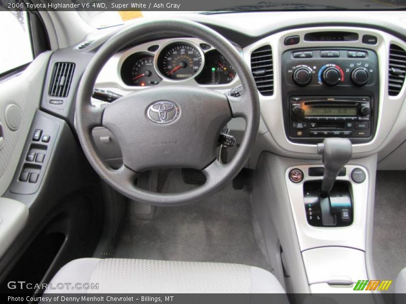 Super White / Ash Gray 2006 Toyota Highlander V6 4WD