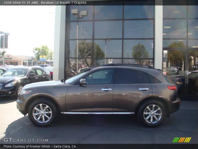 Beryllium 16 Metallic / Graphite 2008 Infiniti FX 35 AWD