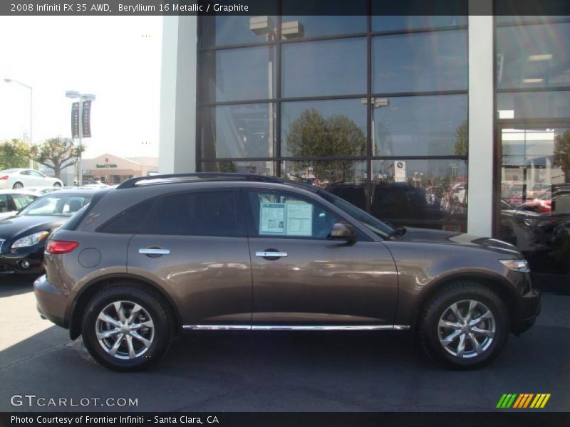 Beryllium 16 Metallic / Graphite 2008 Infiniti FX 35 AWD