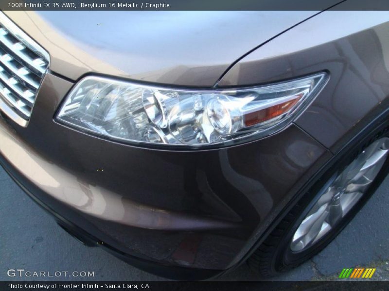 Beryllium 16 Metallic / Graphite 2008 Infiniti FX 35 AWD
