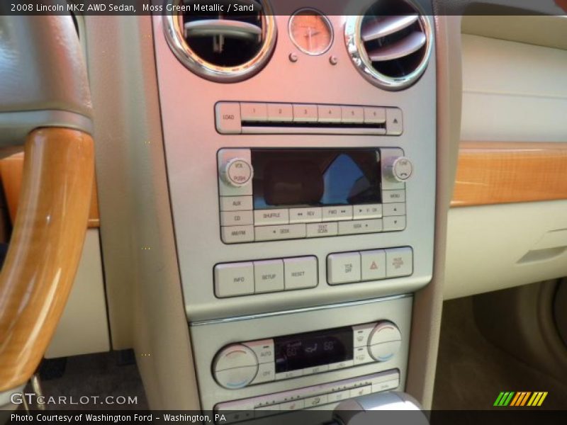 Moss Green Metallic / Sand 2008 Lincoln MKZ AWD Sedan