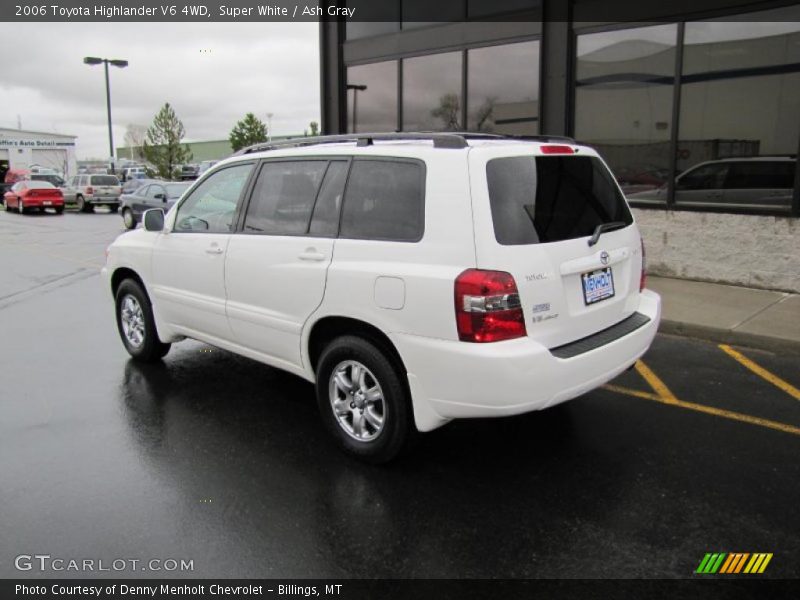Super White / Ash Gray 2006 Toyota Highlander V6 4WD