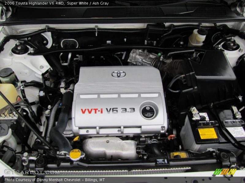 Super White / Ash Gray 2006 Toyota Highlander V6 4WD