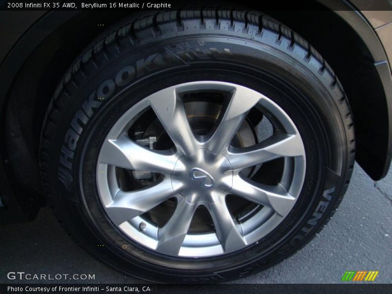 Beryllium 16 Metallic / Graphite 2008 Infiniti FX 35 AWD
