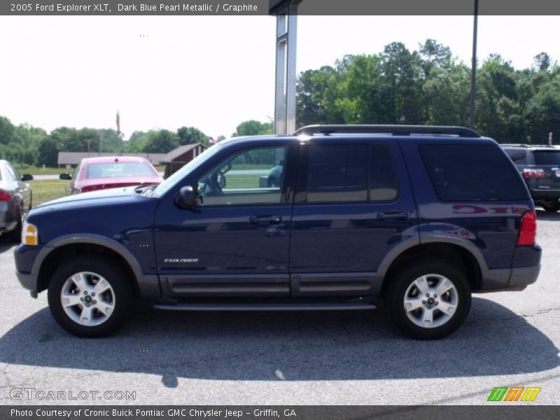 Dark Blue Pearl Metallic / Graphite 2005 Ford Explorer XLT