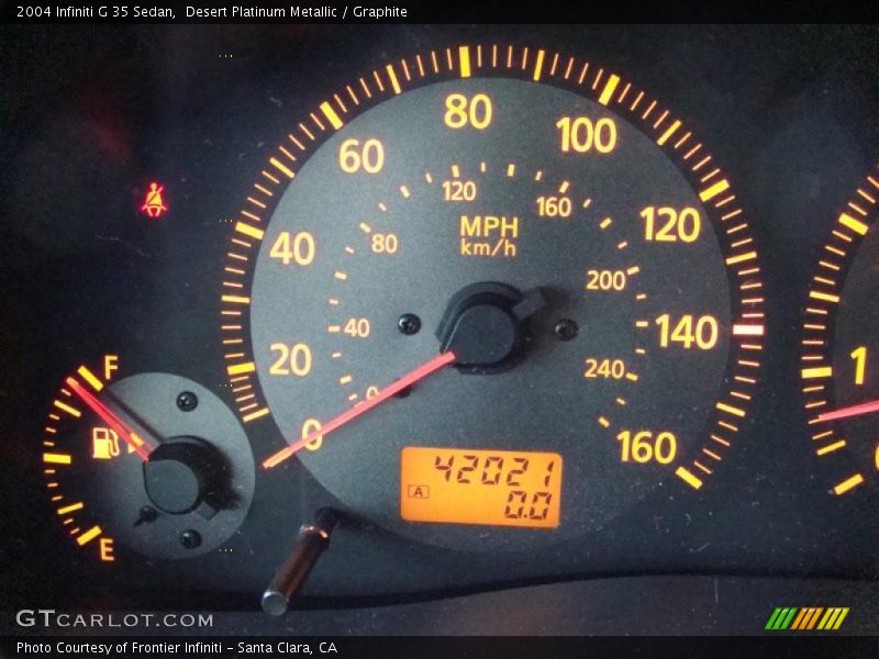Desert Platinum Metallic / Graphite 2004 Infiniti G 35 Sedan