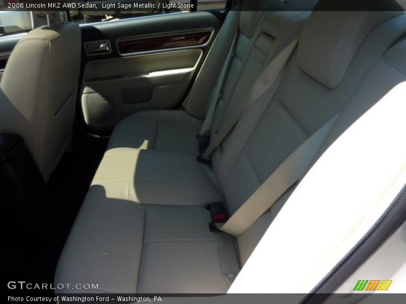 Light Sage Metallic / Light Stone 2008 Lincoln MKZ AWD Sedan