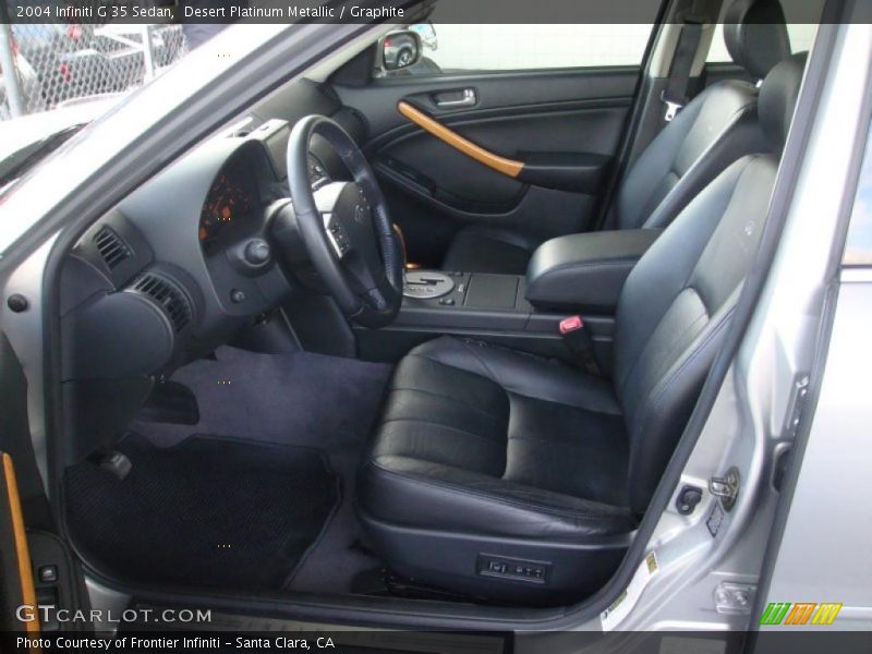 Desert Platinum Metallic / Graphite 2004 Infiniti G 35 Sedan