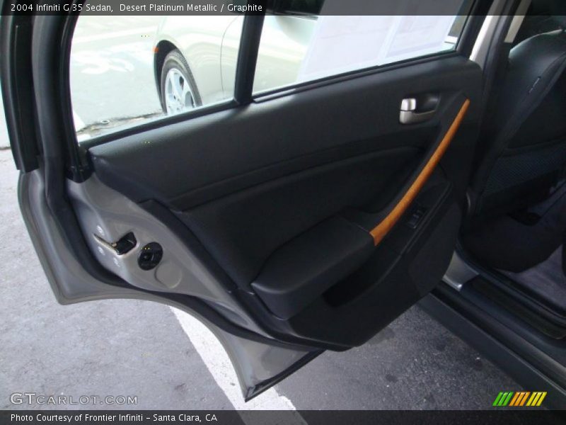 Desert Platinum Metallic / Graphite 2004 Infiniti G 35 Sedan