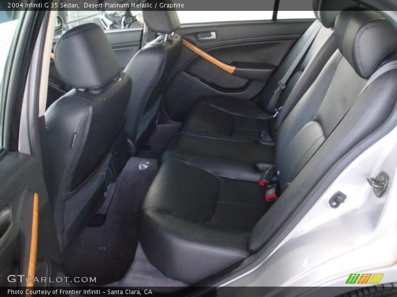 Desert Platinum Metallic / Graphite 2004 Infiniti G 35 Sedan
