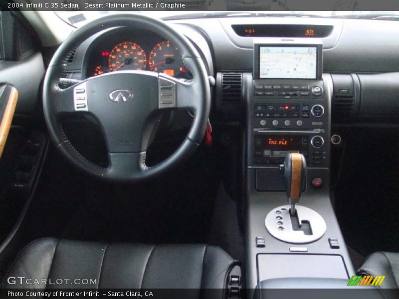 Desert Platinum Metallic / Graphite 2004 Infiniti G 35 Sedan