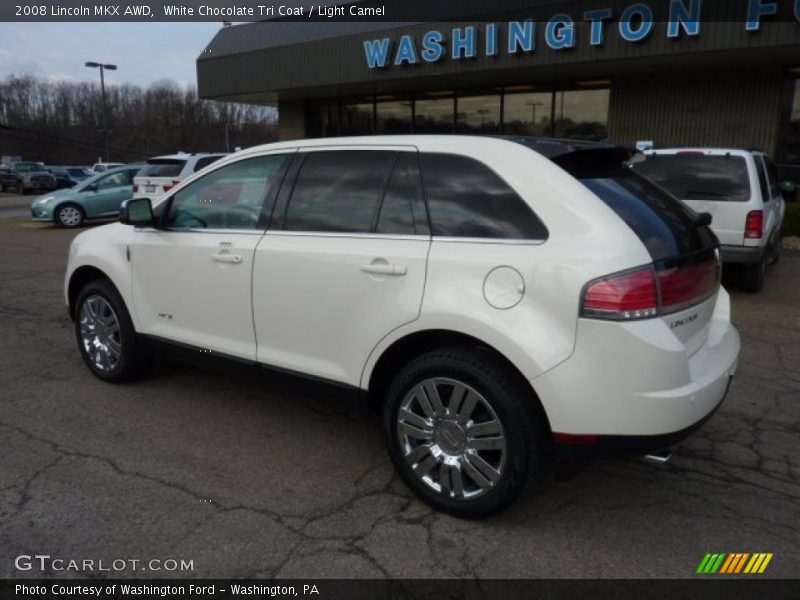 White Chocolate Tri Coat / Light Camel 2008 Lincoln MKX AWD