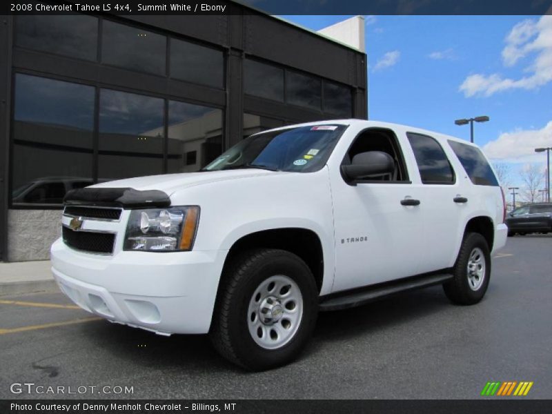 Summit White / Ebony 2008 Chevrolet Tahoe LS 4x4