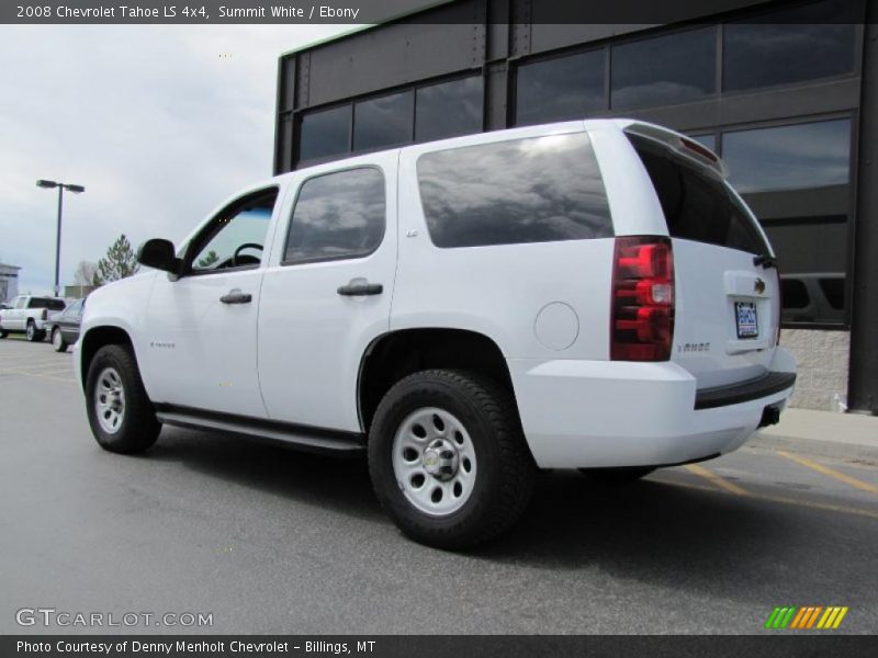 Summit White / Ebony 2008 Chevrolet Tahoe LS 4x4