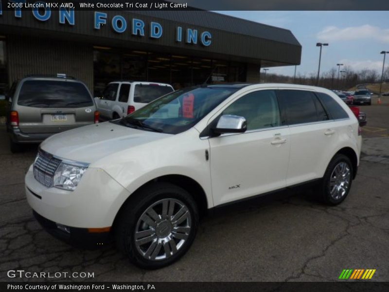 White Chocolate Tri Coat / Light Camel 2008 Lincoln MKX AWD