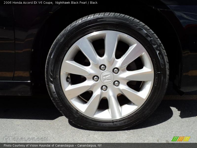 Nighthawk Black Pearl / Black 2006 Honda Accord EX V6 Coupe