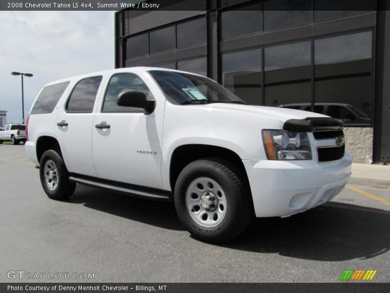 Summit White / Ebony 2008 Chevrolet Tahoe LS 4x4