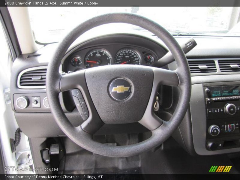 Summit White / Ebony 2008 Chevrolet Tahoe LS 4x4