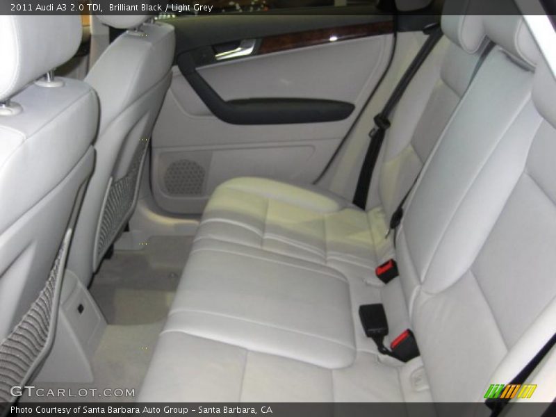 Brilliant Black / Light Grey 2011 Audi A3 2.0 TDI
