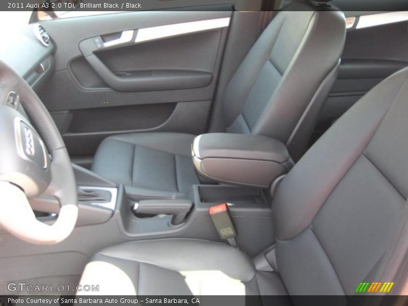 Brilliant Black / Black 2011 Audi A3 2.0 TDI