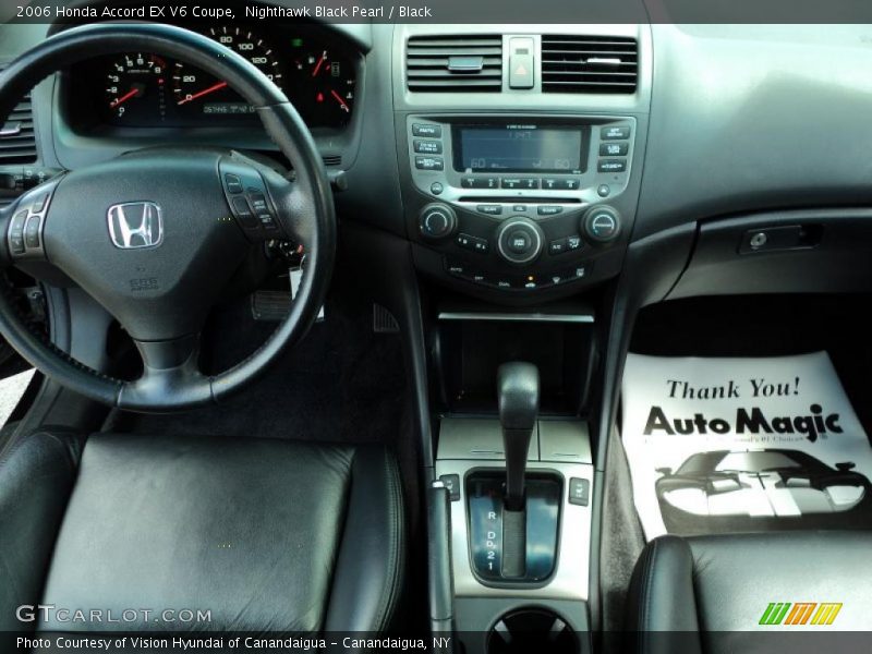 Nighthawk Black Pearl / Black 2006 Honda Accord EX V6 Coupe