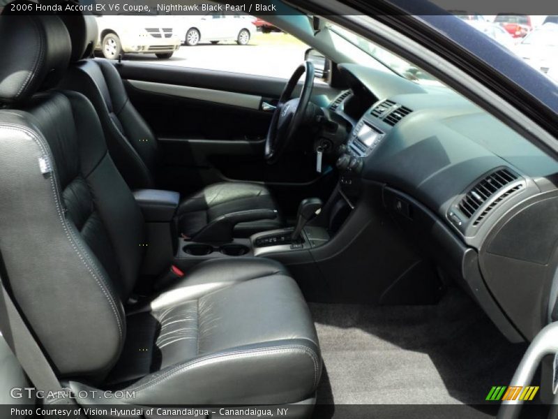 Nighthawk Black Pearl / Black 2006 Honda Accord EX V6 Coupe
