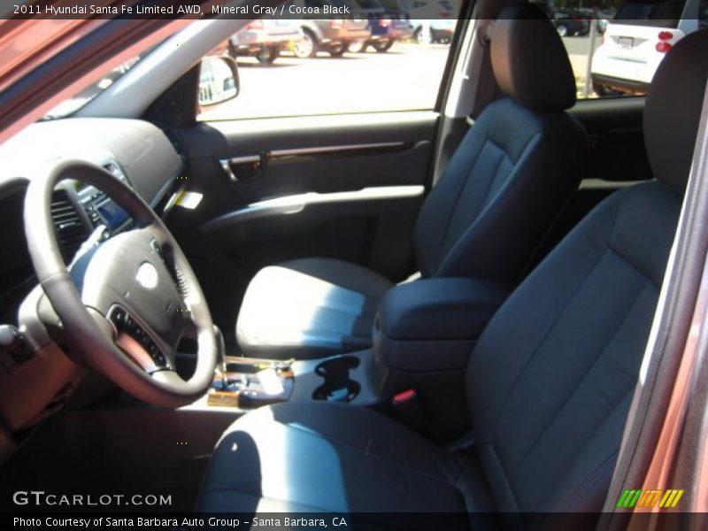 Mineral Gray / Cocoa Black 2011 Hyundai Santa Fe Limited AWD
