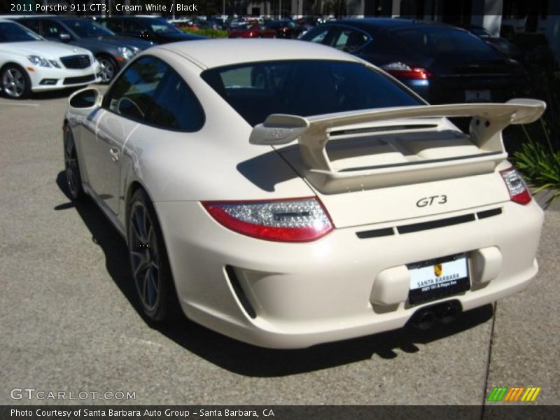 Cream White / Black 2011 Porsche 911 GT3