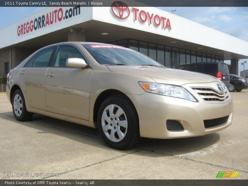 Sandy Beach Metallic / Bisque 2011 Toyota Camry LE