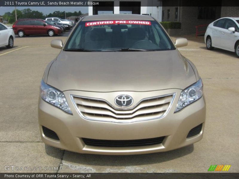 Sandy Beach Metallic / Bisque 2011 Toyota Camry LE