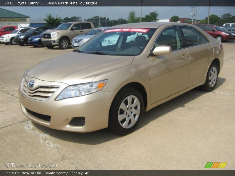 Sandy Beach Metallic / Bisque 2011 Toyota Camry LE