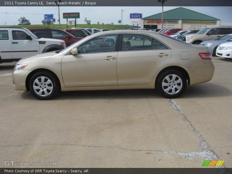 Sandy Beach Metallic / Bisque 2011 Toyota Camry LE