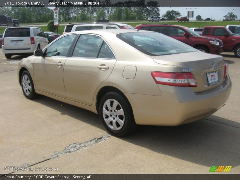 Sandy Beach Metallic / Bisque 2011 Toyota Camry LE
