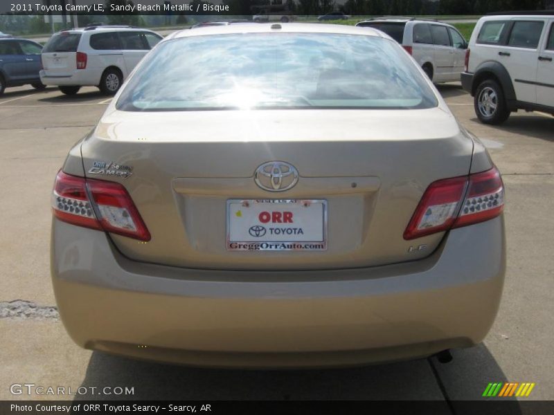 Sandy Beach Metallic / Bisque 2011 Toyota Camry LE