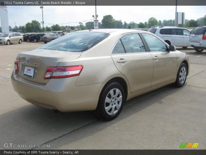 Sandy Beach Metallic / Bisque 2011 Toyota Camry LE