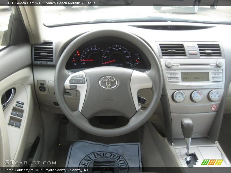 Sandy Beach Metallic / Bisque 2011 Toyota Camry LE
