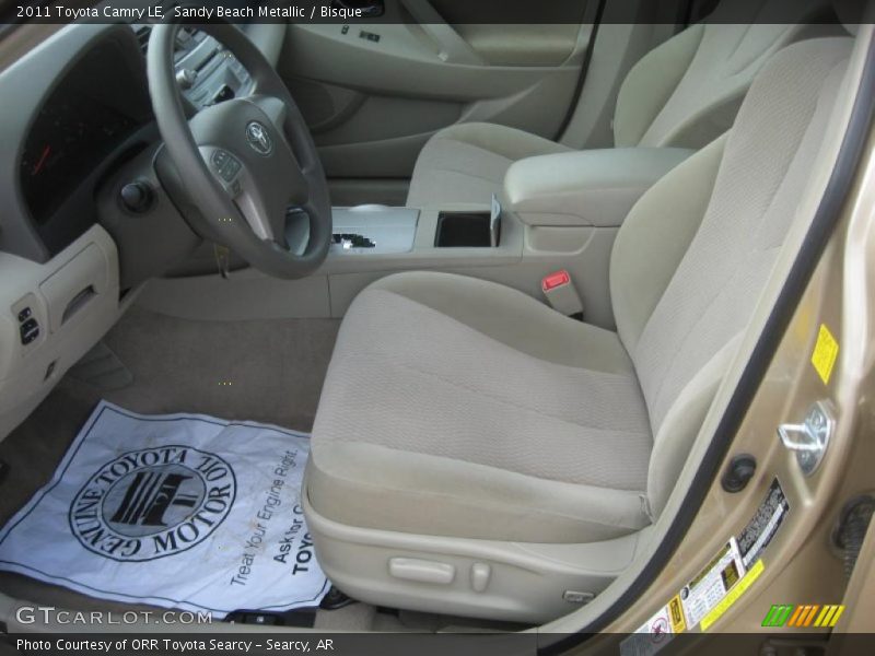 Sandy Beach Metallic / Bisque 2011 Toyota Camry LE
