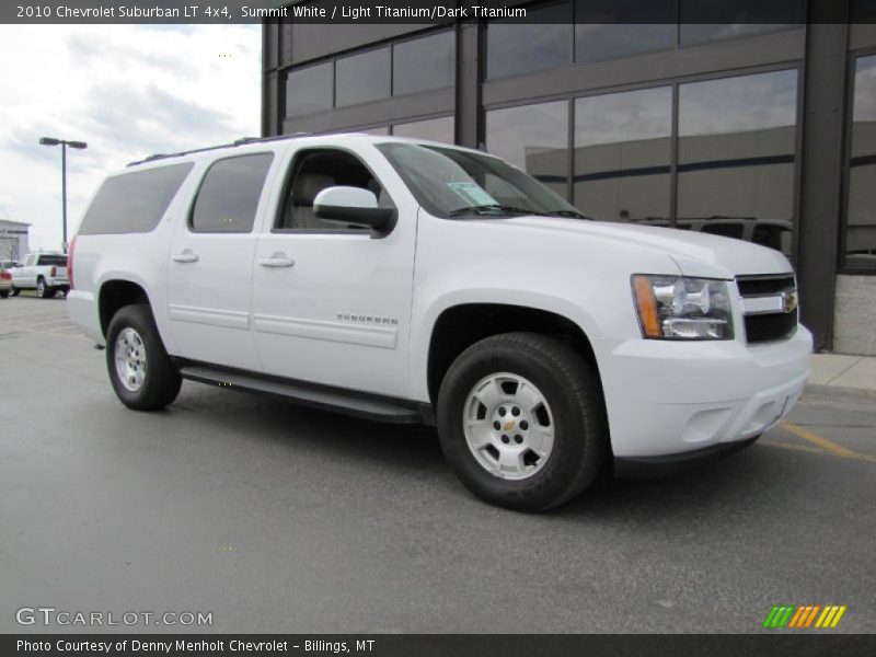 Summit White / Light Titanium/Dark Titanium 2010 Chevrolet Suburban LT 4x4