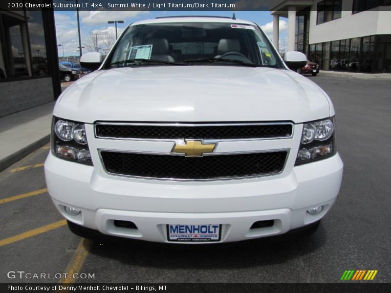 Summit White / Light Titanium/Dark Titanium 2010 Chevrolet Suburban LT 4x4