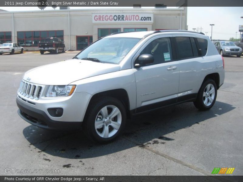 Bright Silver Metallic / Dark Slate Gray 2011 Jeep Compass 2.0