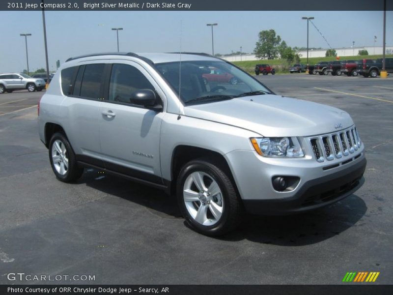 Bright Silver Metallic / Dark Slate Gray 2011 Jeep Compass 2.0