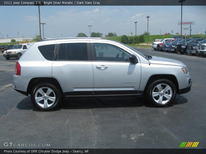 Bright Silver Metallic / Dark Slate Gray 2011 Jeep Compass 2.0