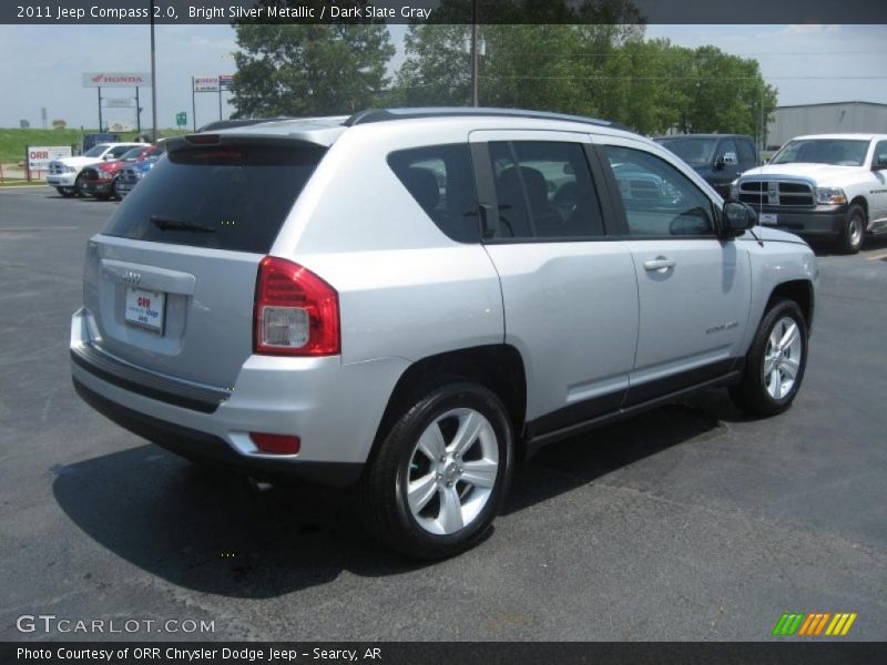 Bright Silver Metallic / Dark Slate Gray 2011 Jeep Compass 2.0